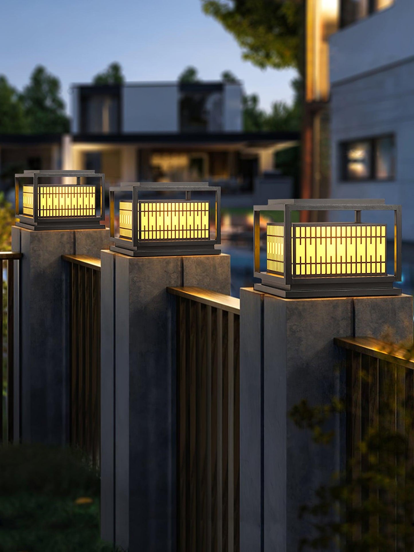 Window Grille Post light Outdoor Post Light