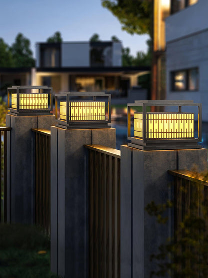 Window Grille Post light Outdoor Post Light