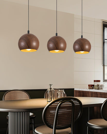Wood Grain Drop light Pendant Lamp