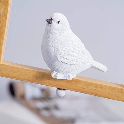 Wood Bird Resin Houselight Pendant Light