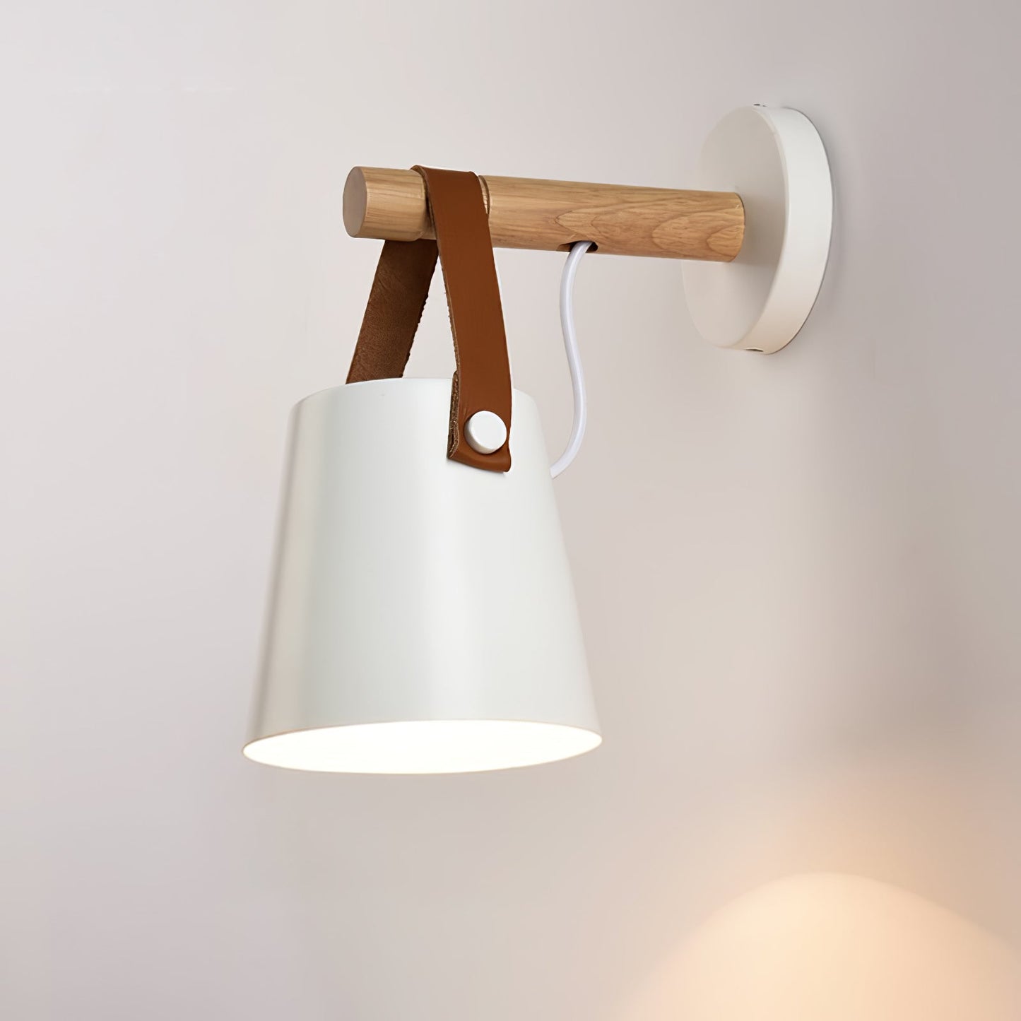 Wooden Conical Wall sconce Wall Light