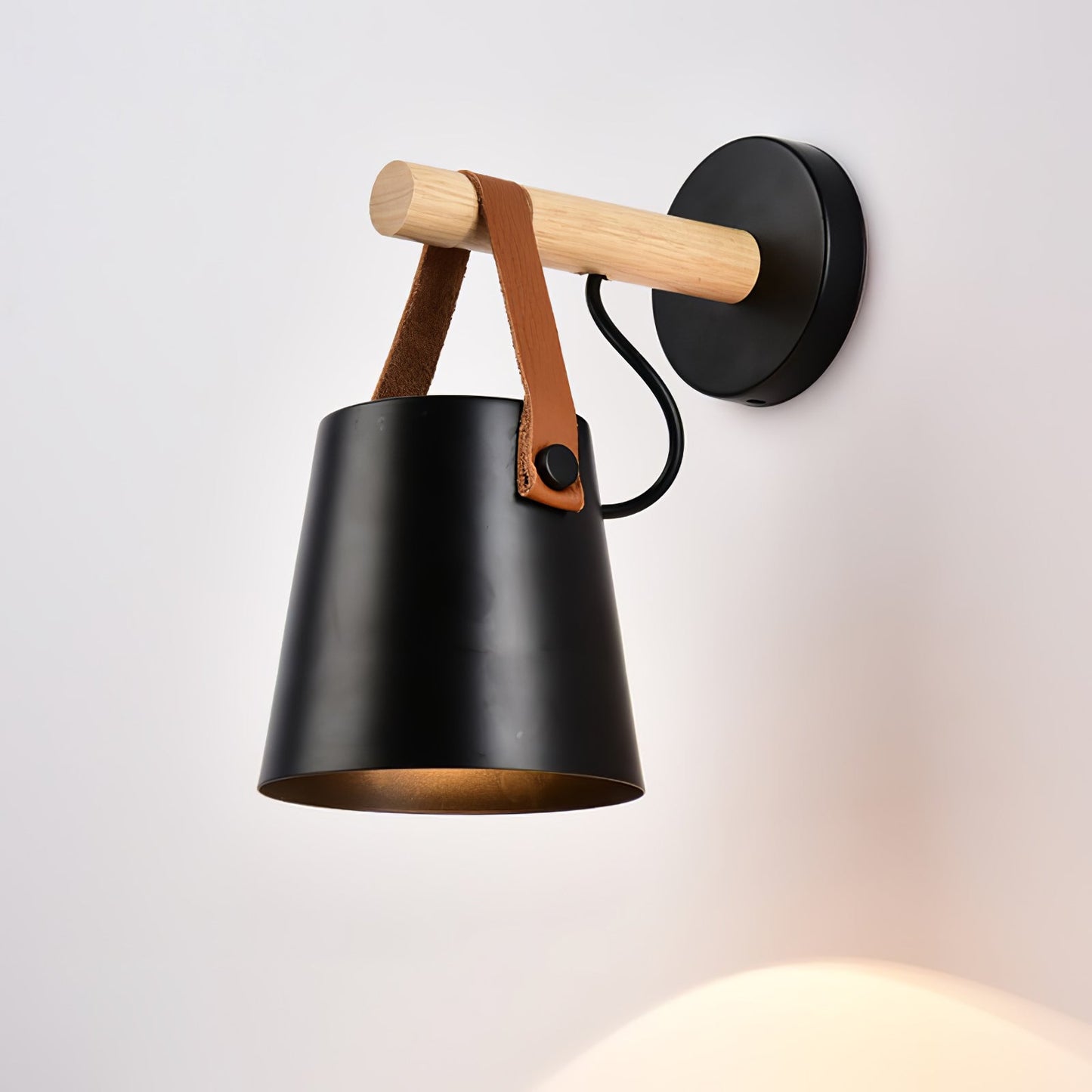 Wooden Conical Wall sconce Wall Light