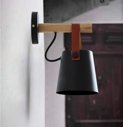 Wooden Conical Wall sconce Wall Light