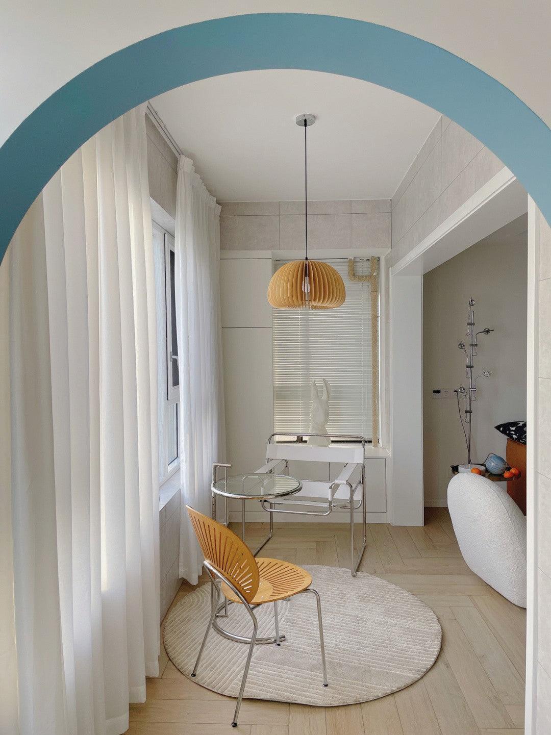 Wooden Pumpkin Droplight Swag Lights