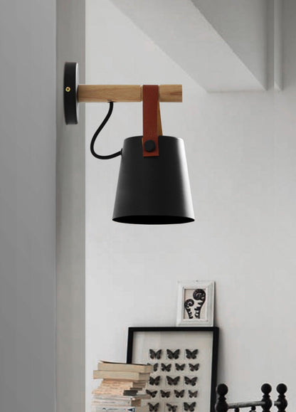 Wooden Conical Wall sconce Wall Light