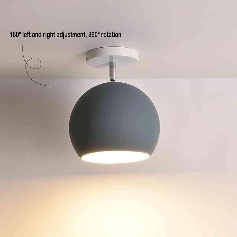 3 Overlapping Ovals LED Ceiling Light Flush Mount Metal Light