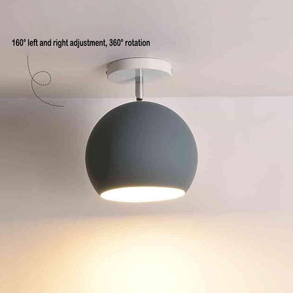 3 Overlapping Ovals LED Ceiling Light Flush Mount Metal Light