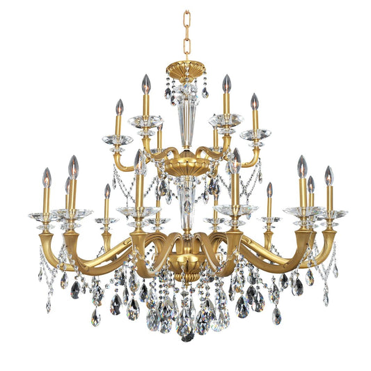 Jolivet 18 Light 43" Wide Crystal Chandelier