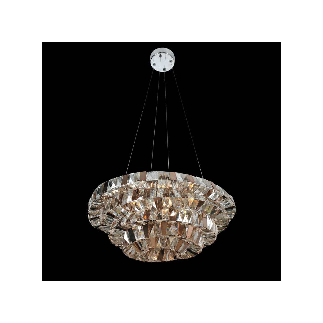 Gehry 8 Light 24" Wide Crystal Chandelier