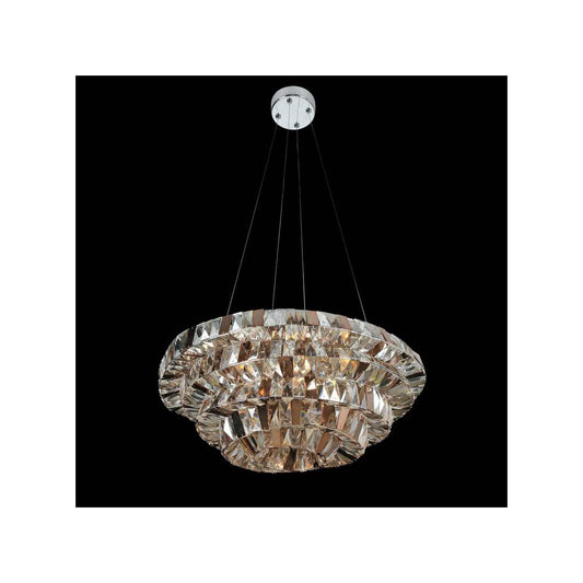 Gehry 8 Light 24" Wide Crystal Chandelier