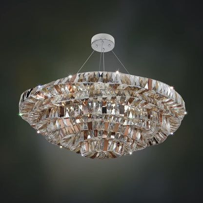 Gehry 21 Light 39-3/8" Wide Crystal Chandelier