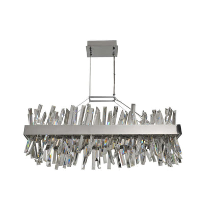 Glacier 36" Wide LED Linear Chandelier