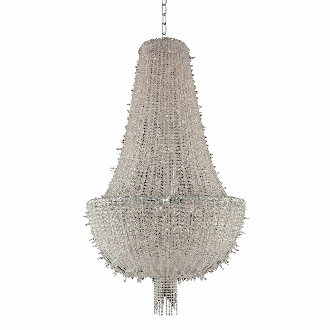 Cielo 38" Wide Empire Chandelier with Firenze Crystal
