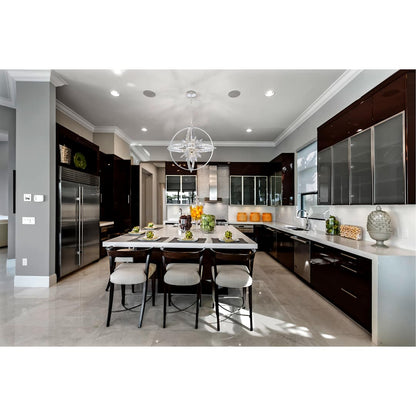 Angelo 23" Wide Pendant with Firenze Crystal