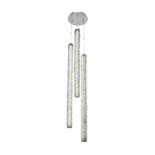 Lina 3 Light 12" Wide LED Multi Light Pendant with Firenze Crystal