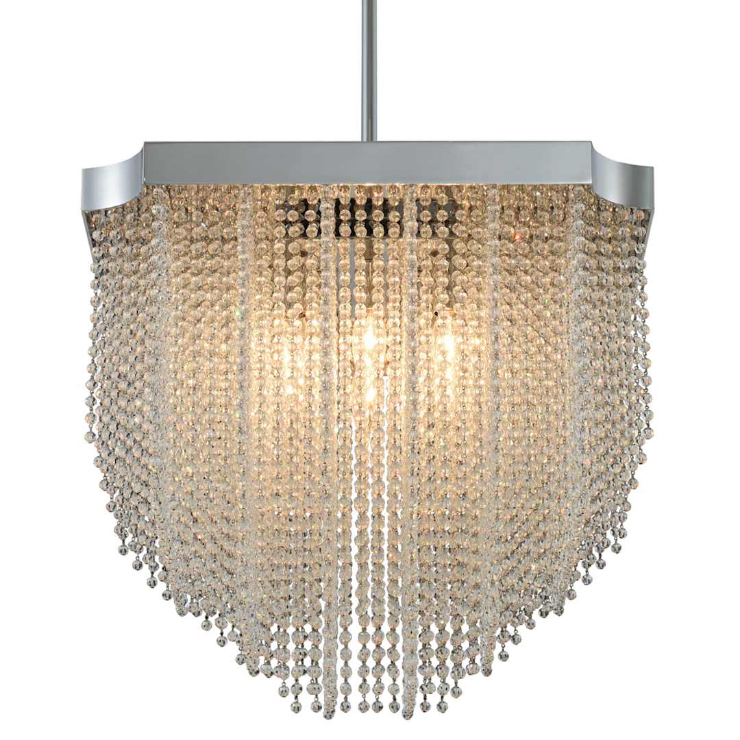 Tenda 28" Wide Pendant with Firenze Crystal