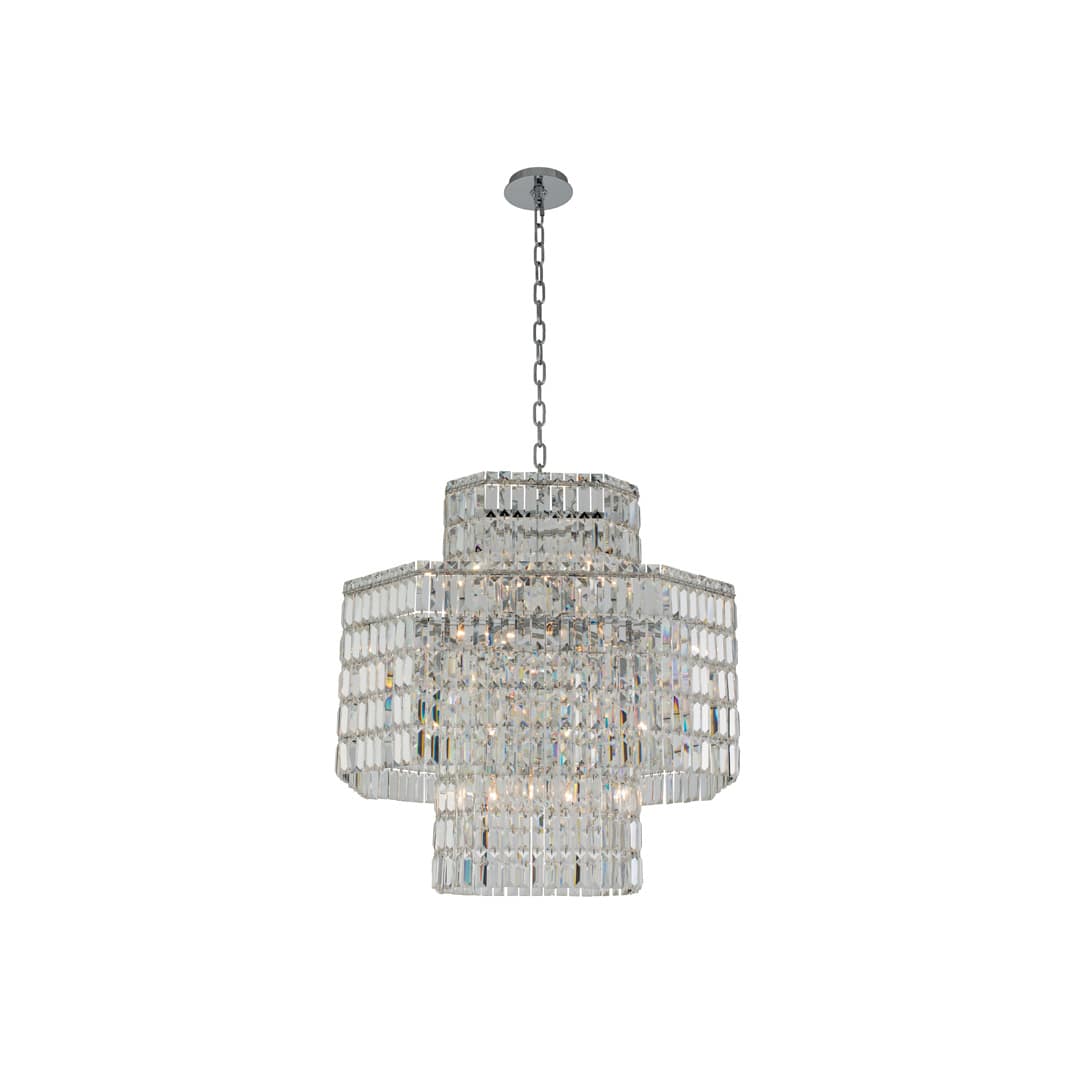 Livelli 16 Light 33" Wide Crystal Pendant