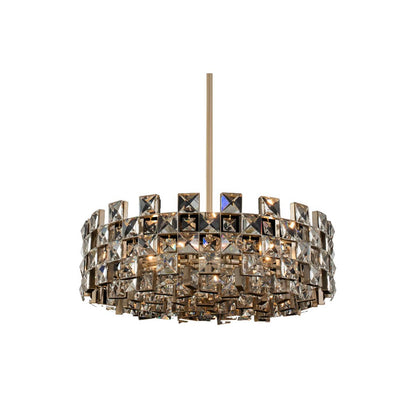 Piazze 9 Light 29" Wide Crystal Pendant