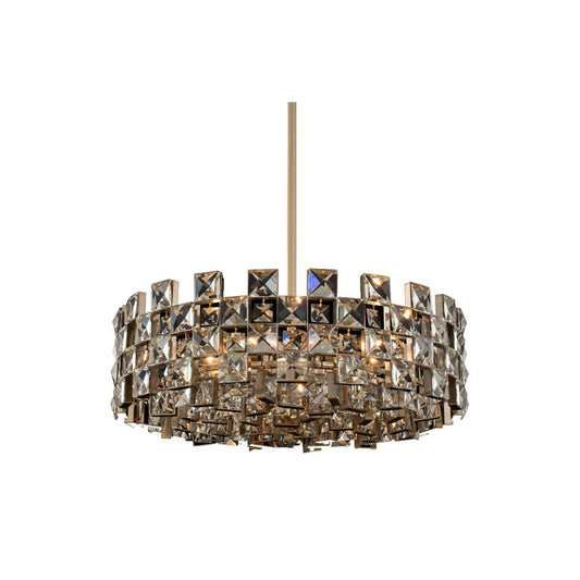 Piazze 9 Light 29" Wide Crystal Pendant