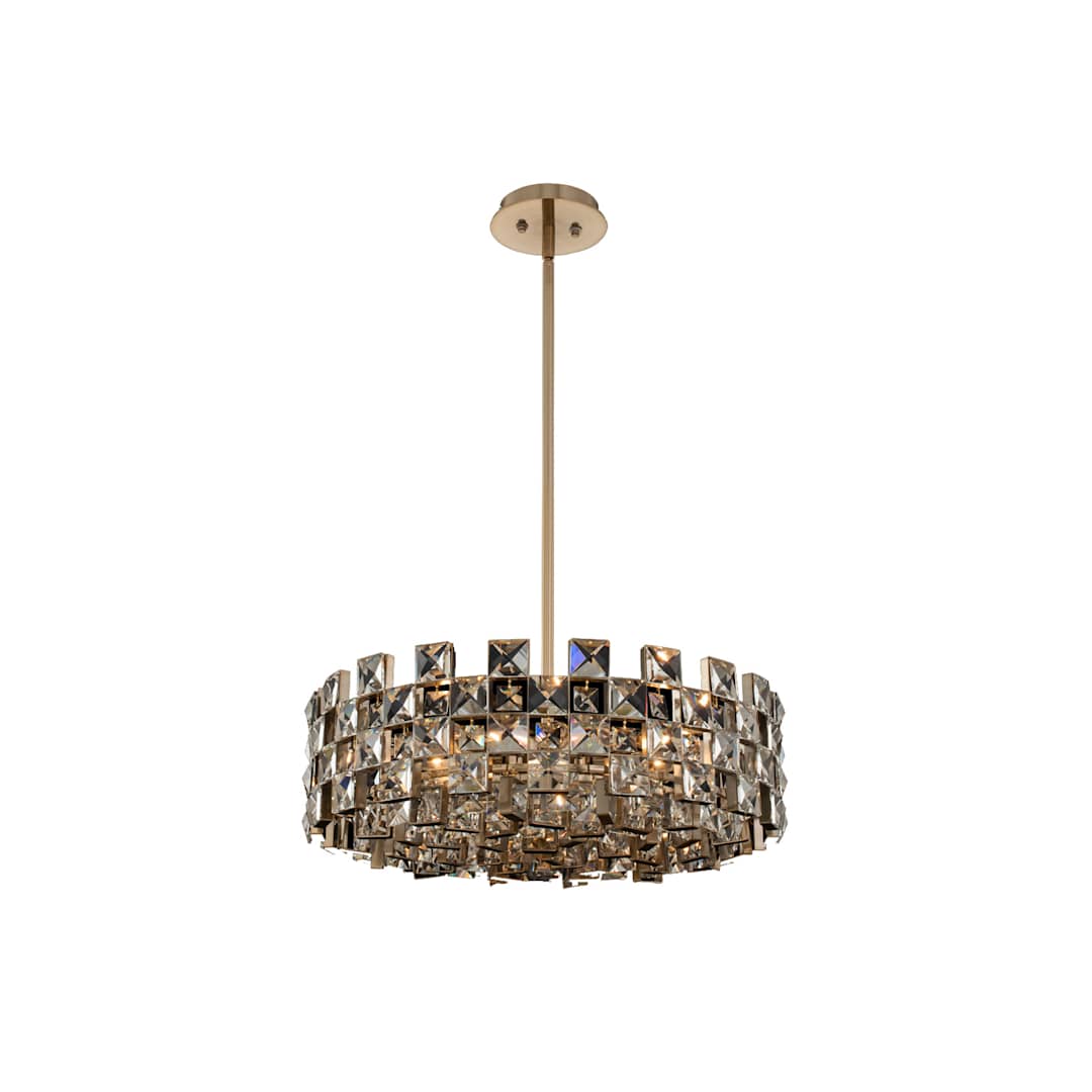 Piazze 9 Light 29" Wide Crystal Pendant