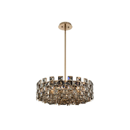 Piazze 9 Light 29" Wide Crystal Pendant