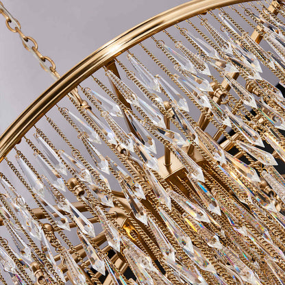 Frangia 12 Light 29" Wide Crystal Pendant
