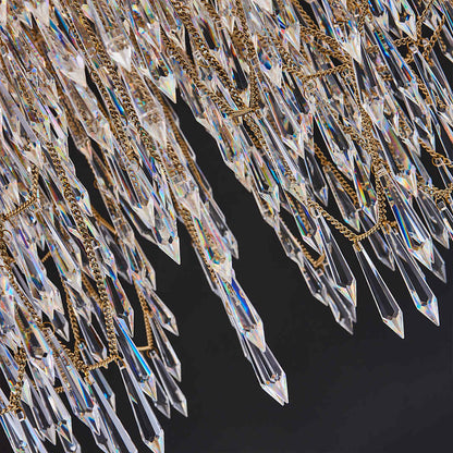 Frangia 18 Light 34" Wide Crystal Pendant