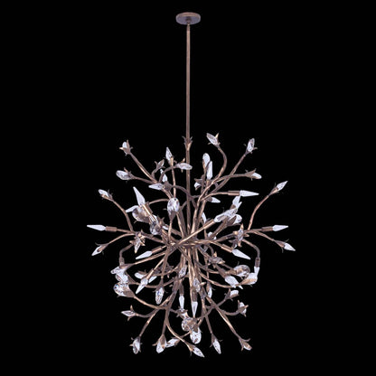 Fiore 16 Light 34" Wide Crystal Abstract Chandelier