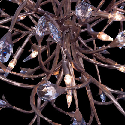 Fiore 16 Light 34" Wide Crystal Abstract Chandelier