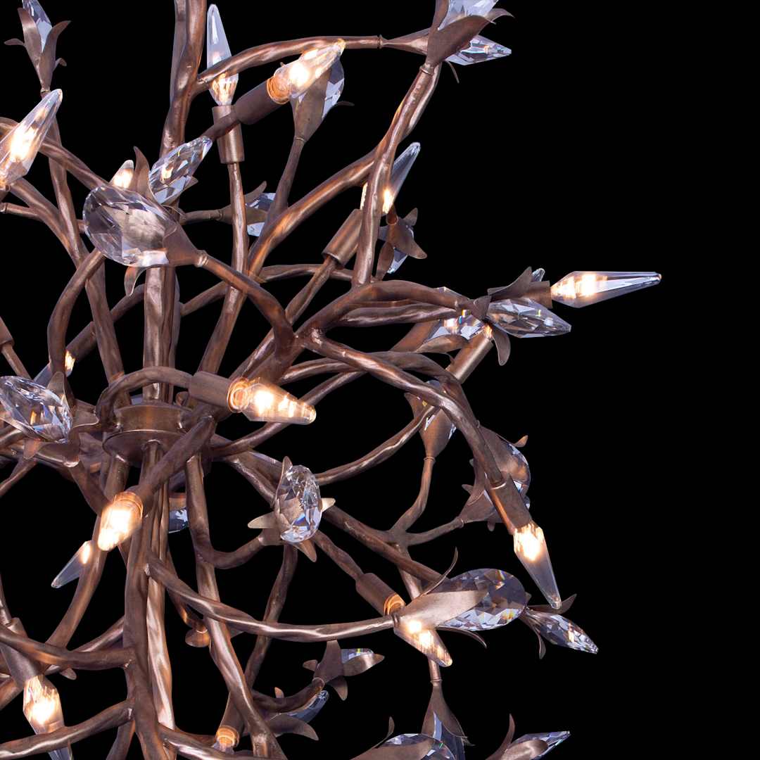 Fiore 16 Light 34" Wide Crystal Abstract Chandelier