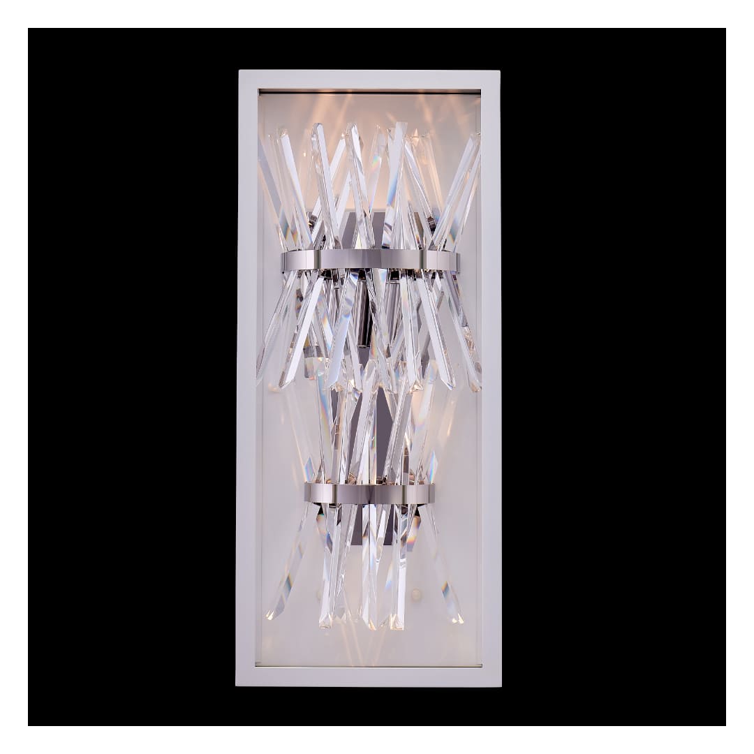 Glacier Estereo 25" Tall LED Wall Sconce