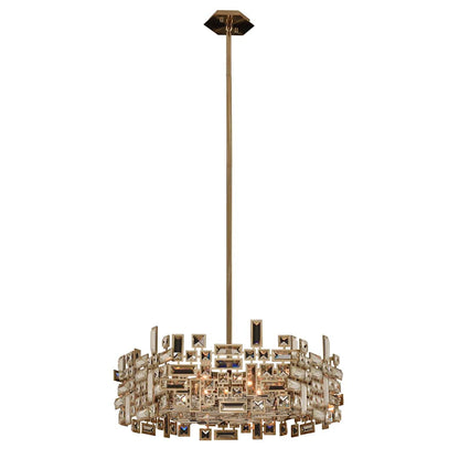 Vermeer 6 Light 24" Wide Crystal Pendant
