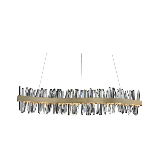 Glacier 60" Wide LED Linear Chandelier