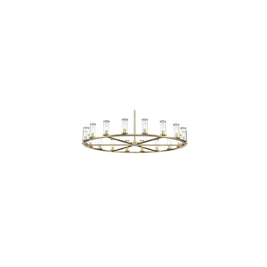 Revolve 18 Light 47" Wide Taper Candle Chandelier
