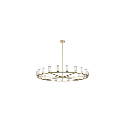 Revolve 21 Light 60" Wide Taper Candle Chandelier