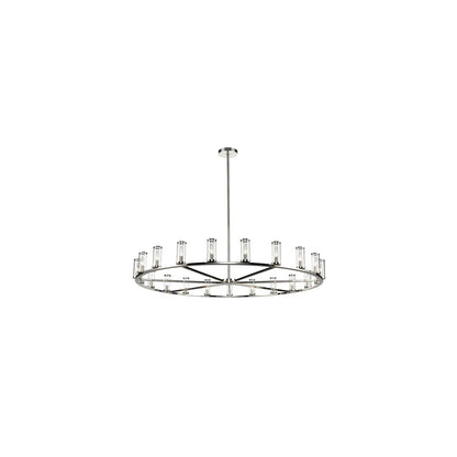Revolve 21 Light 60" Wide Taper Candle Chandelier