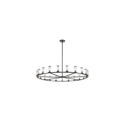 Revolve 21 Light 60" Wide Taper Candle Chandelier