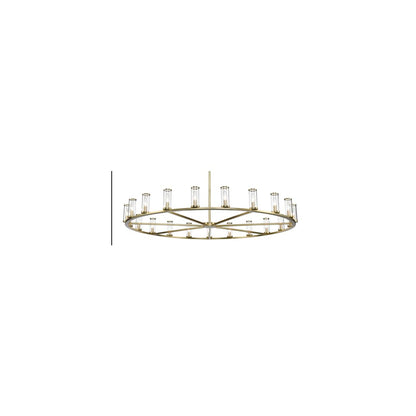 Revolve 21 Light 60" Wide Taper Candle Chandelier