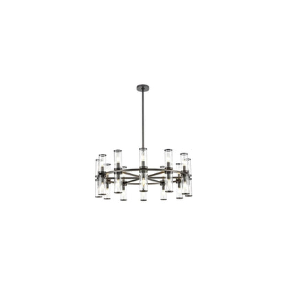 Revolve 24 Light 32" Wide Taper Candle Chandelier