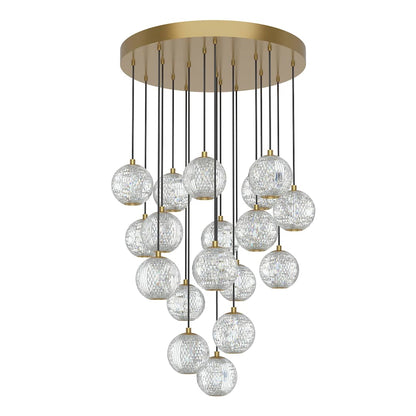Marni 21" Wide LED Multi Light Pendant