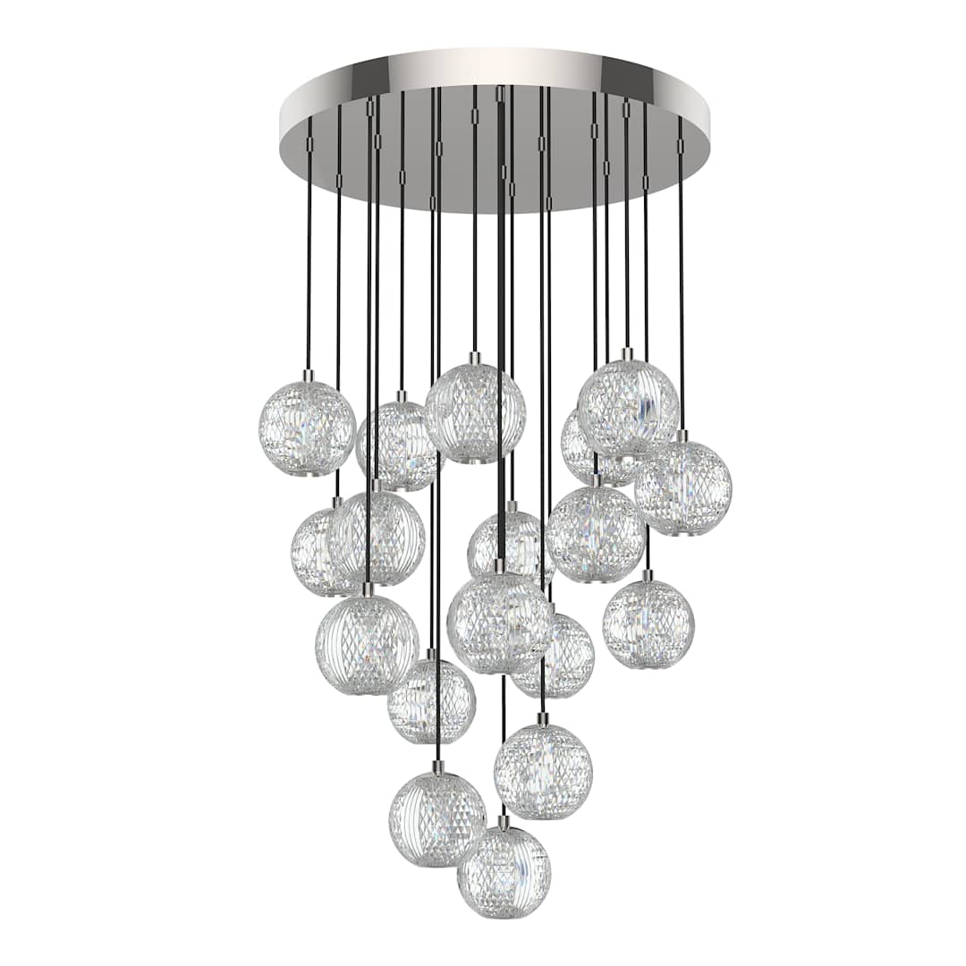 Marni 21" Wide LED Multi Light Pendant