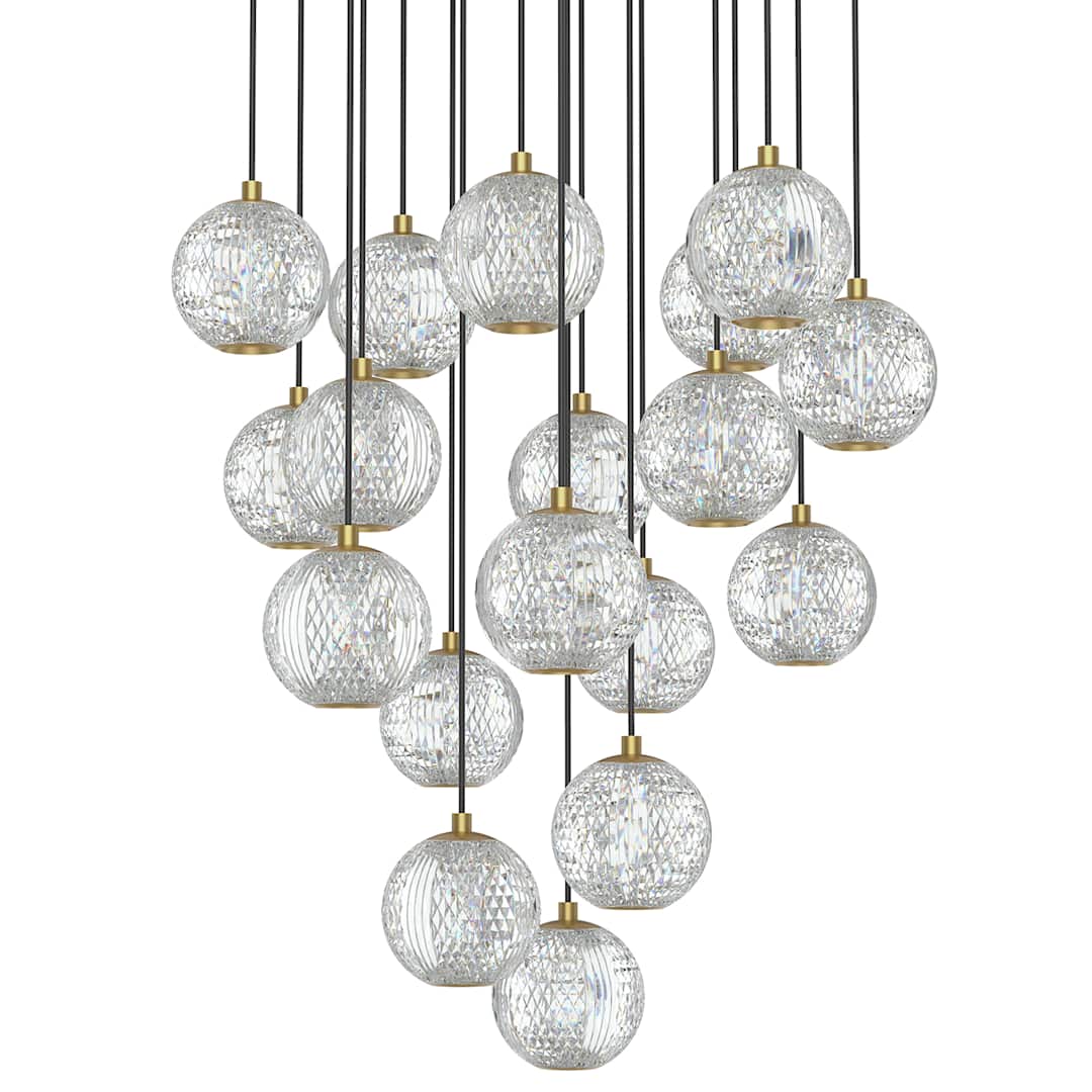 Marni 21" Wide LED Multi Light Pendant