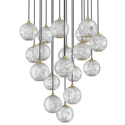 Marni 21" Wide LED Multi Light Pendant