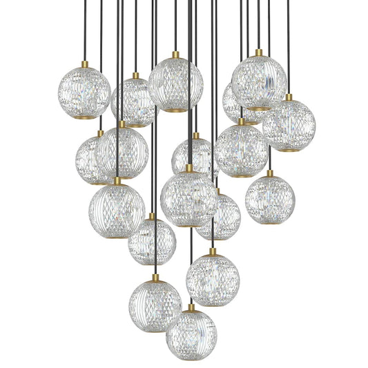 Marni 21" Wide LED Multi Light Pendant