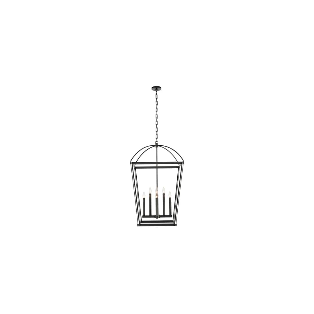 Manor 8 Light 24" Wide Taper Candle Multi Light Pendant