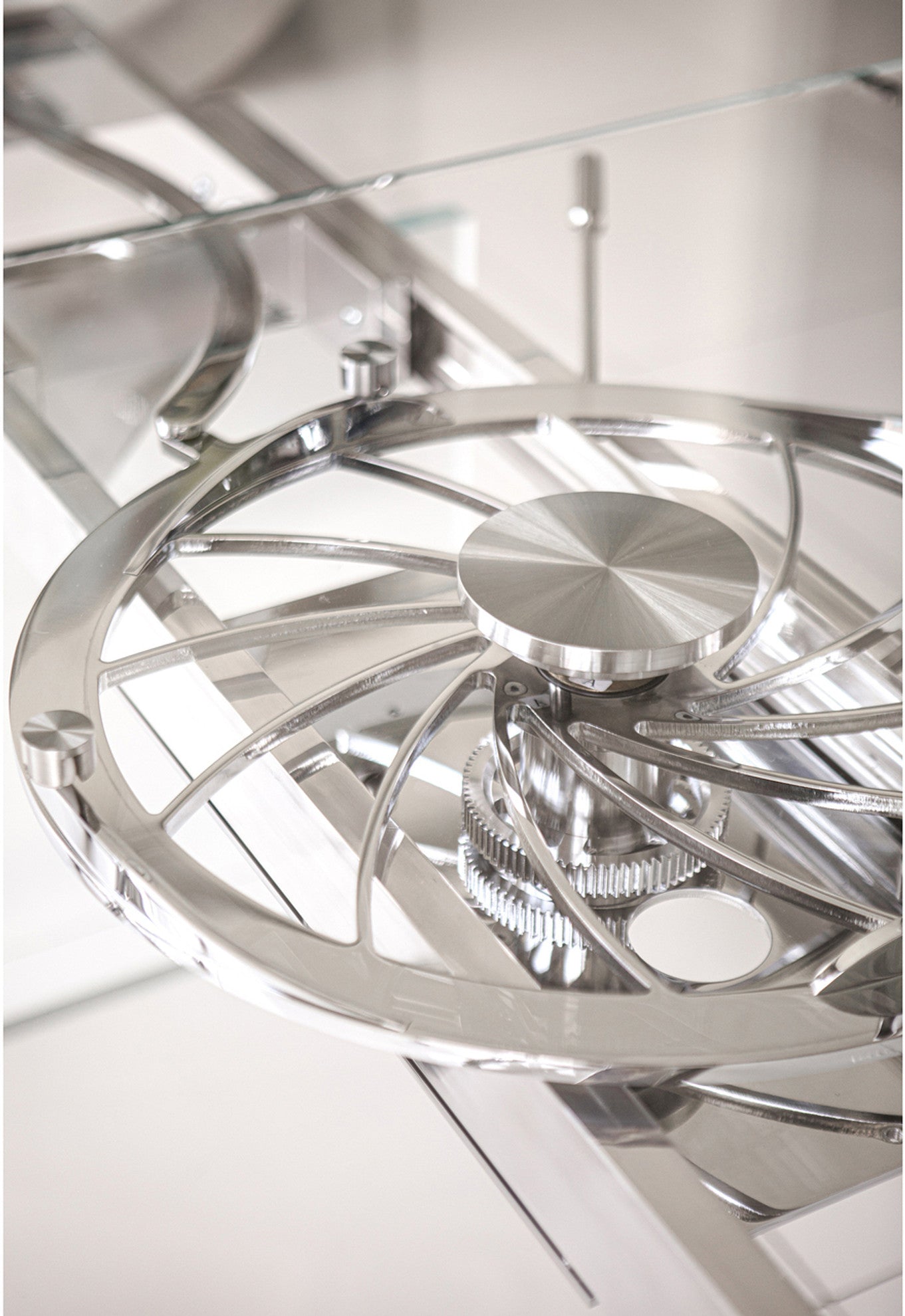 Quasar Extension Dining Table - Glass