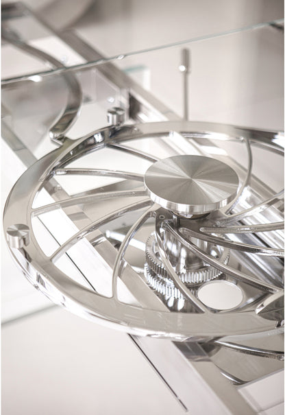 Quasar Extension Dining Table - Glass