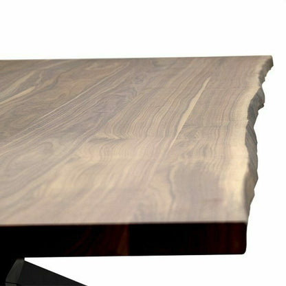 Spyder Dining Table - Walnut/Graphite/94.5