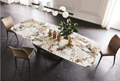Skorpio Keramik Dining Table - 118 In