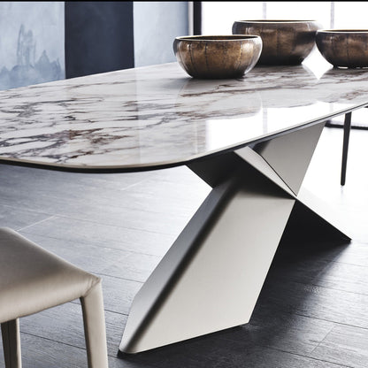 Tyron Keramik Dining Table - 94.5 In
